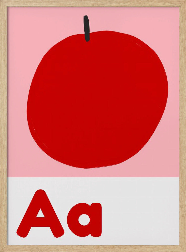 Red Apple Alphabet | Poster