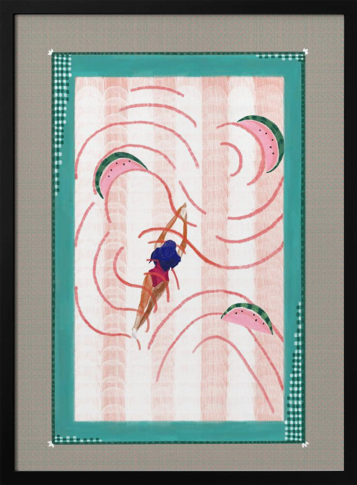 Watermelon dive | Poster