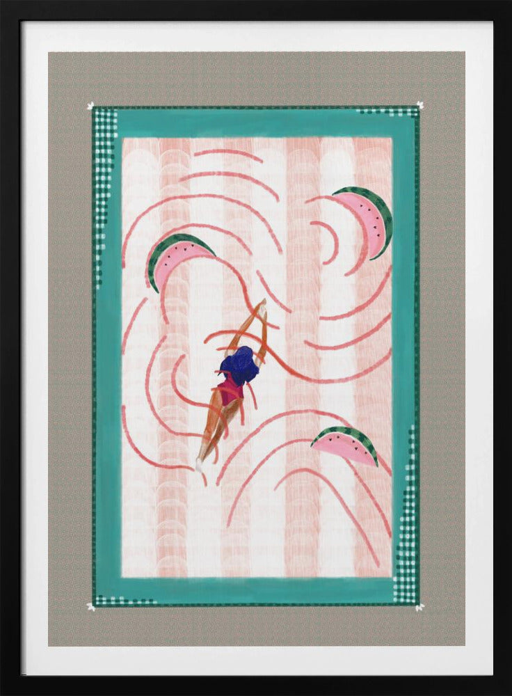 Watermelon dive | Poster