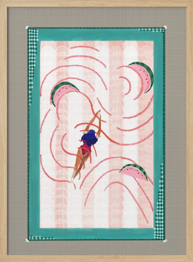 Watermelon dive | Poster