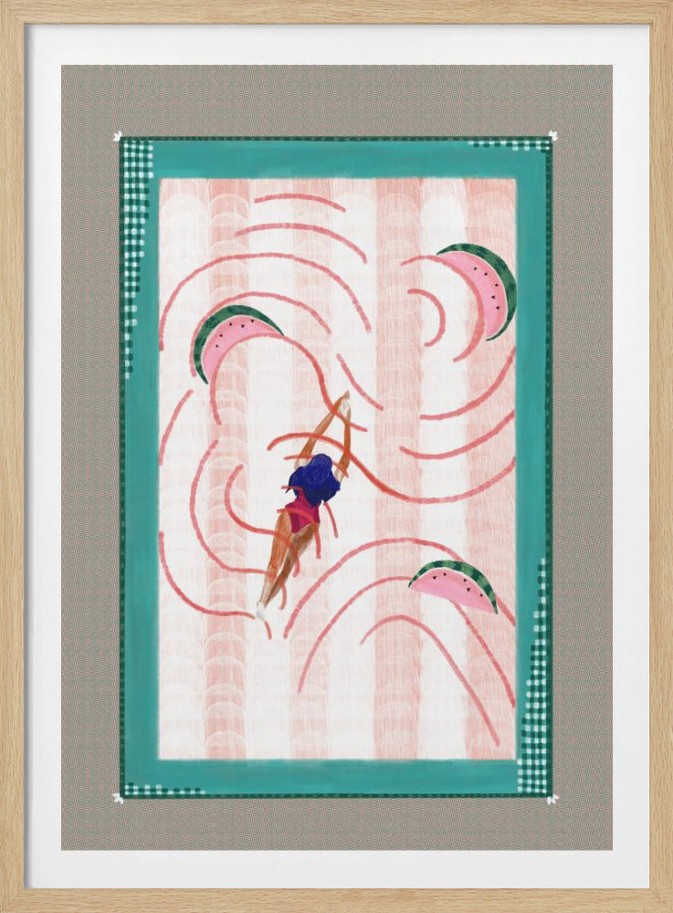 Watermelon dive | Poster