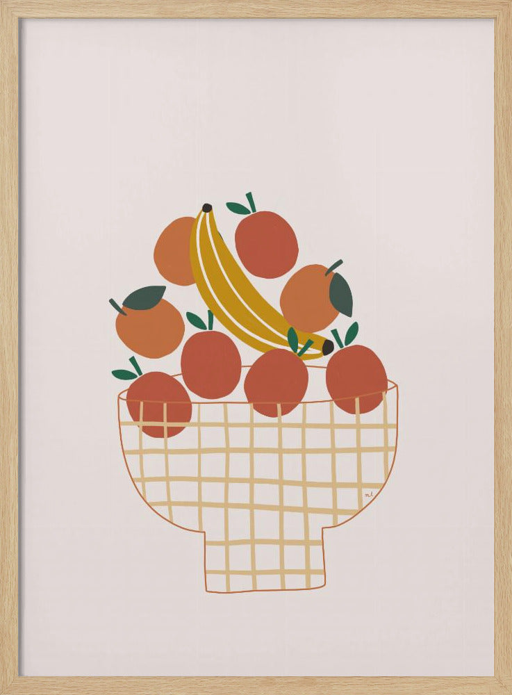 Colorful Fruit Bowl | Poster