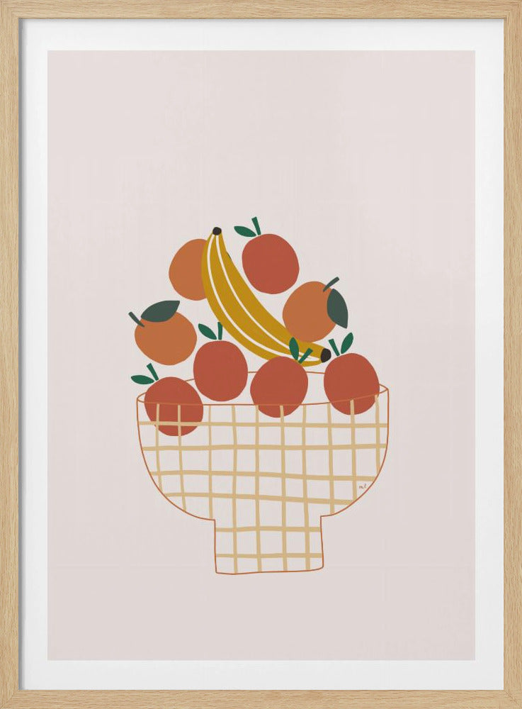 Colorful Fruit Bowl | Poster