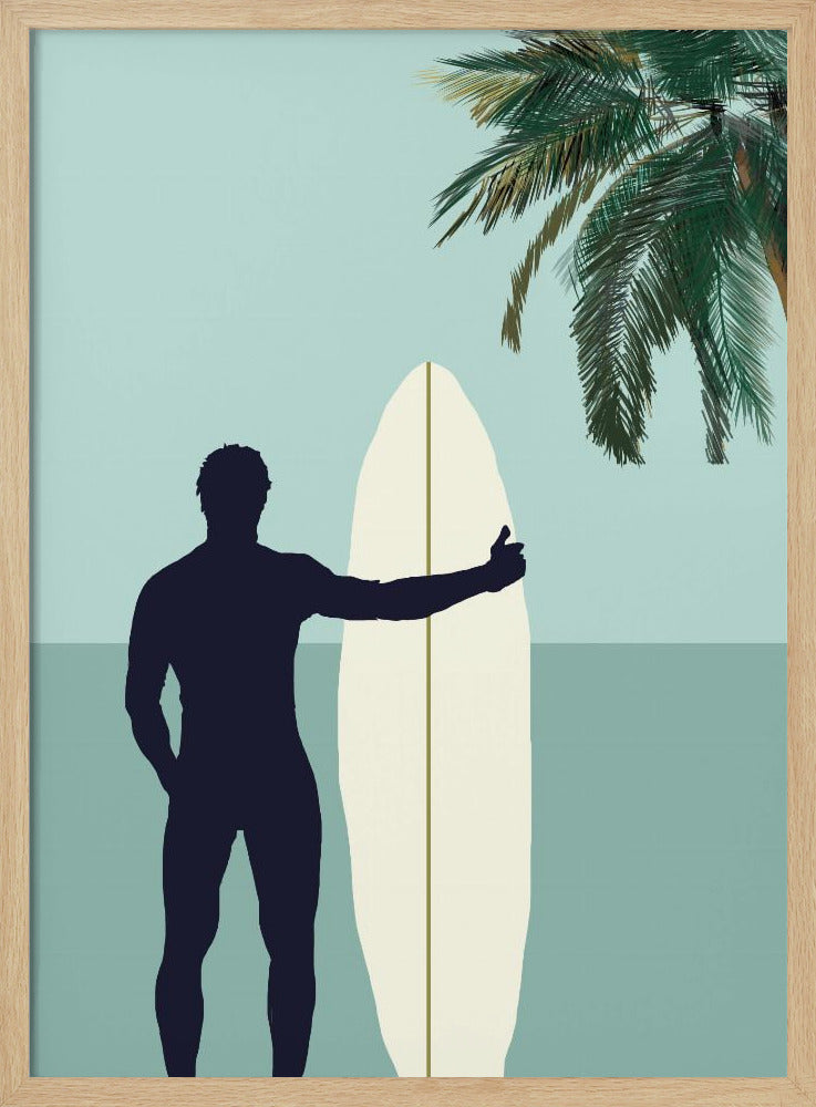 Surf Blue 1 | Poster
