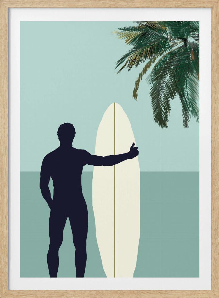 Surf Blue 1 | Poster