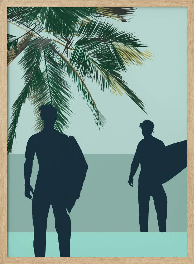 Surf Blue II | Poster