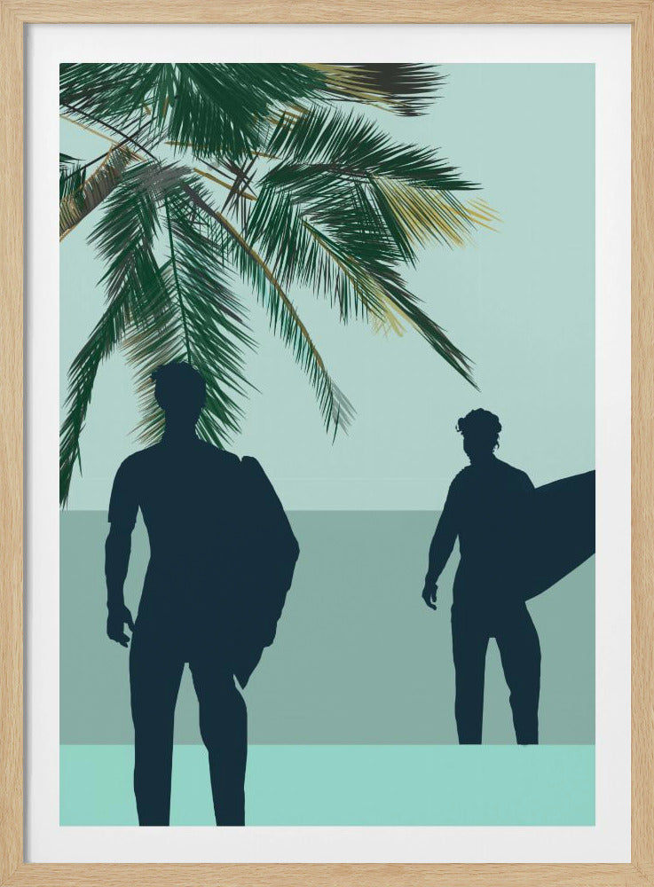 Surf Blue II | Poster