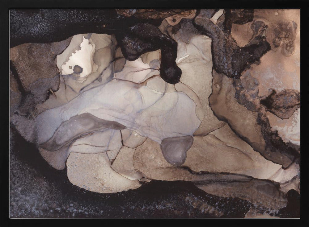 Earthy Tones and Swirling Patterns | Poster