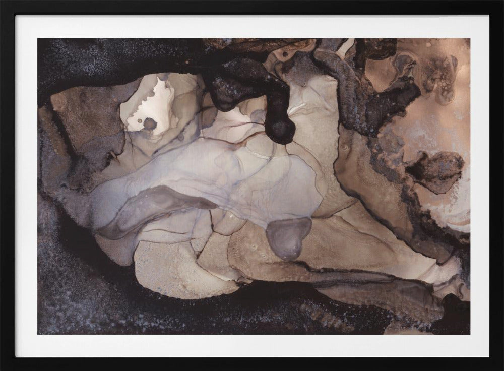 Earthy Tones and Swirling Patterns | Poster