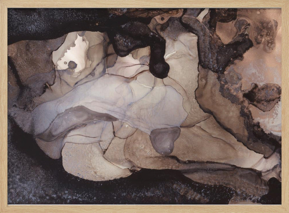 Earthy Tones and Swirling Patterns | Poster