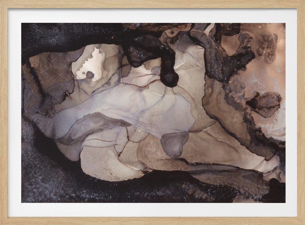 Earthy Tones and Swirling Patterns | Poster