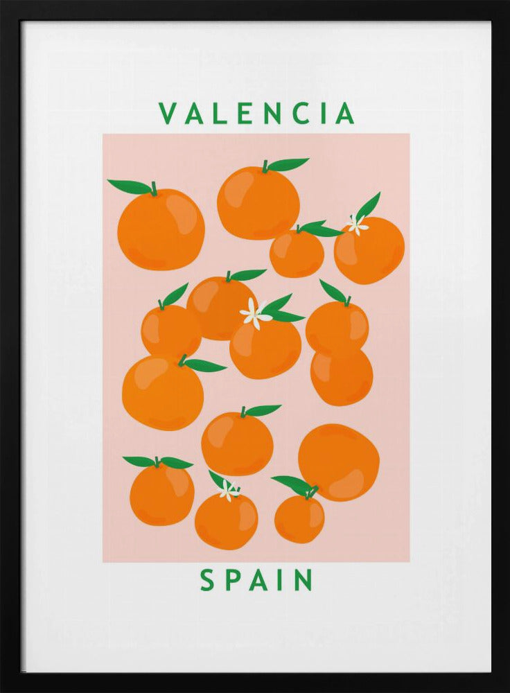 Flower Market Oranges | Poster