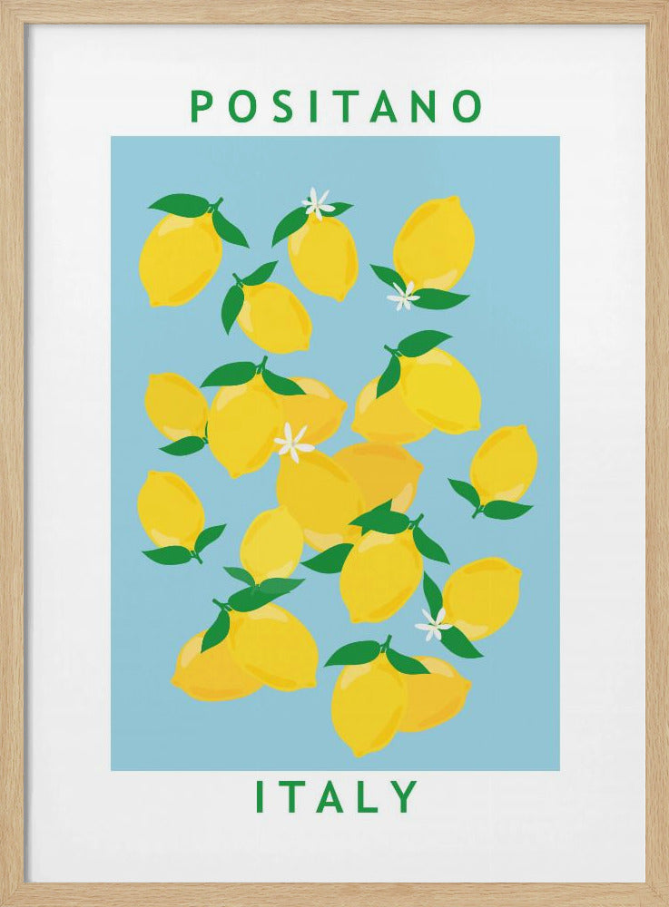 Lemons Flower Market | Poster