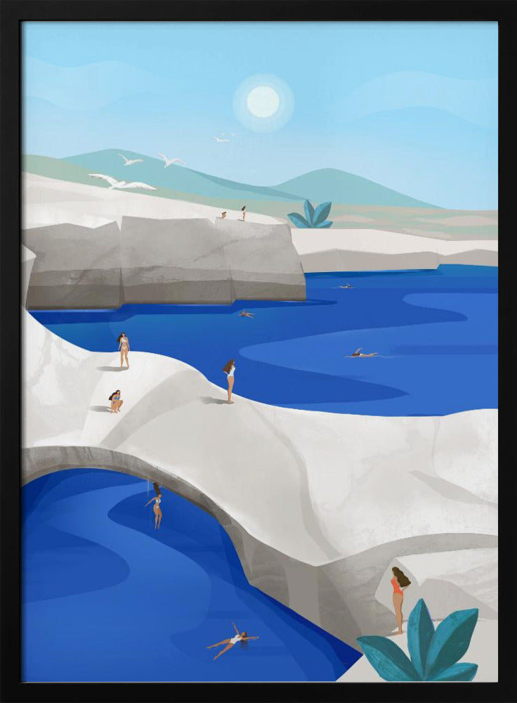 Cliff Jumping, Greece | Poster