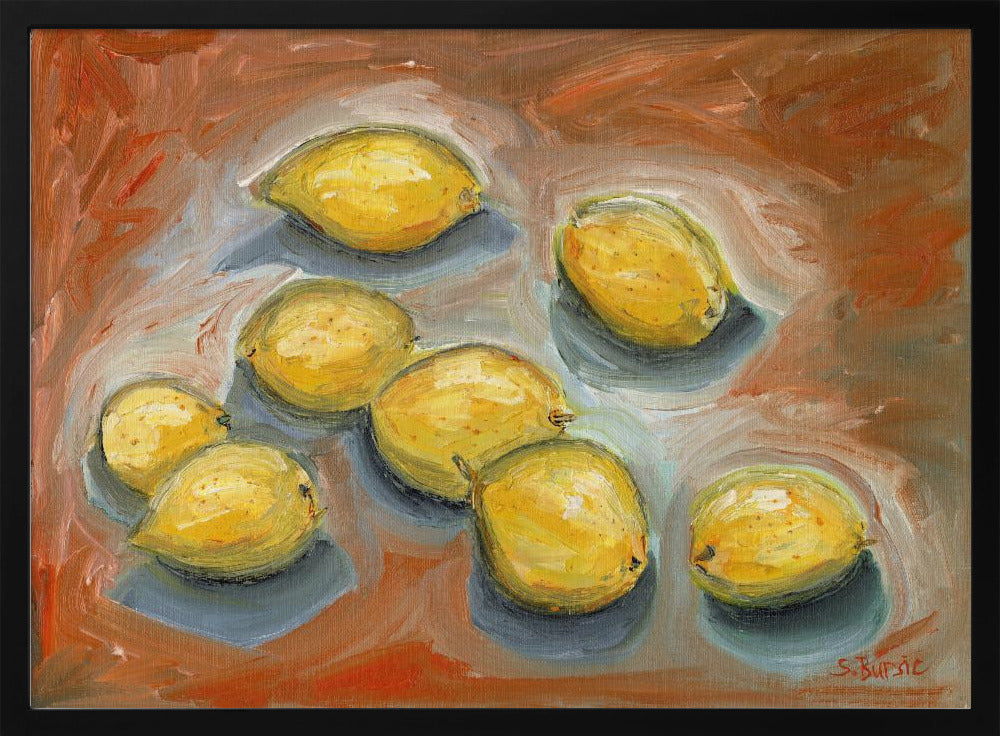 Lemons with Shadow | Poster