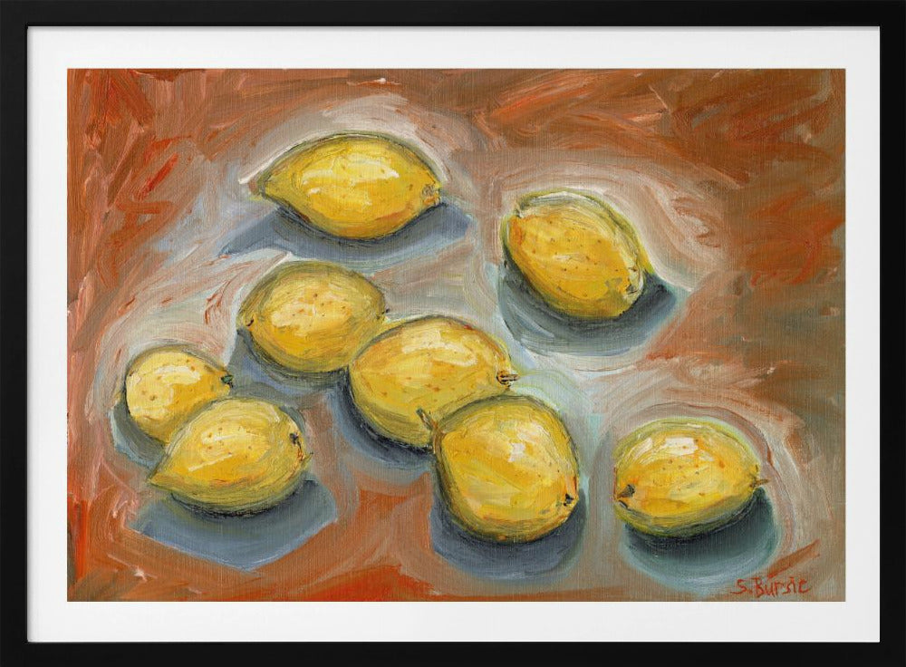 Lemons with Shadow | Poster