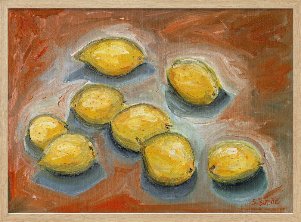 Lemons with Shadow | Poster