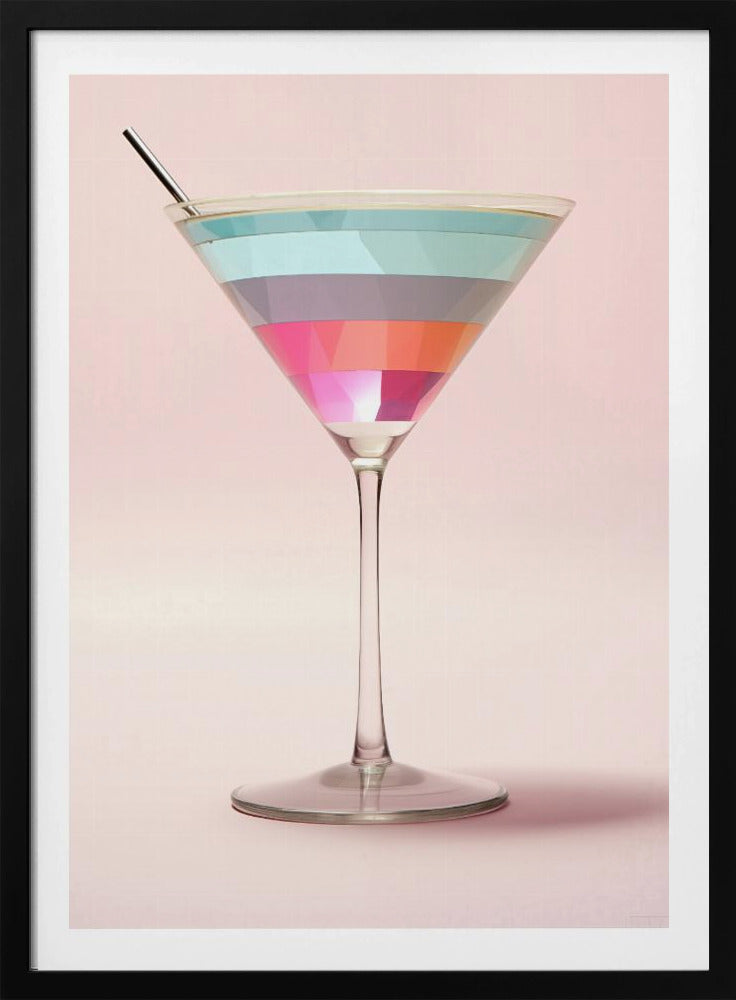 Striped Martini | Poster