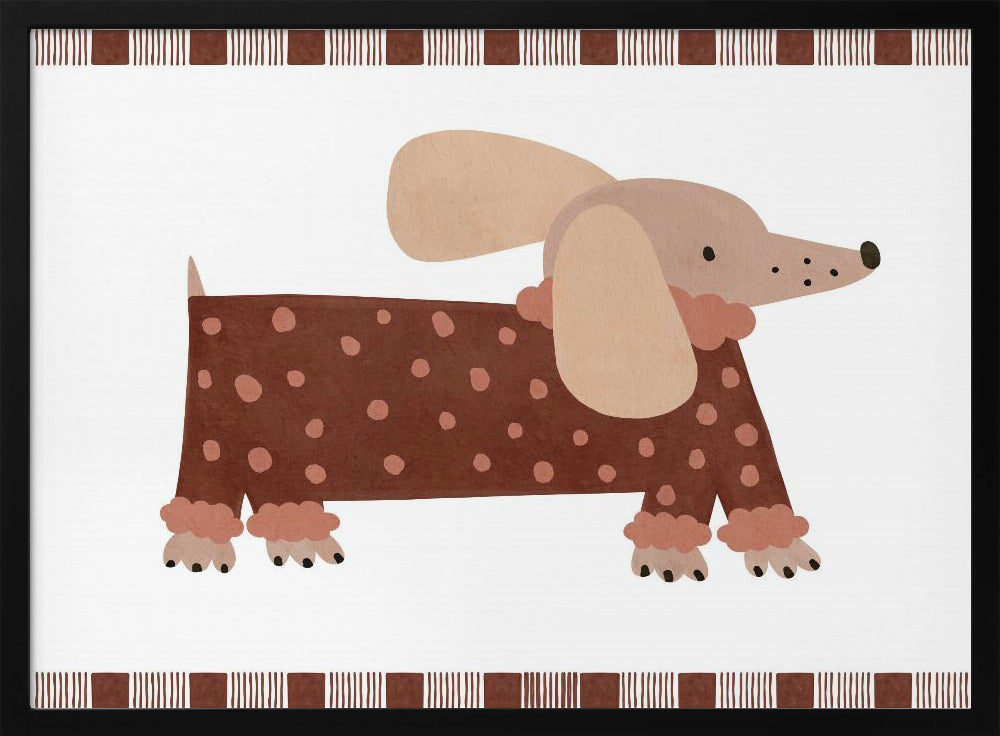 Dotted Dachshund | Poster