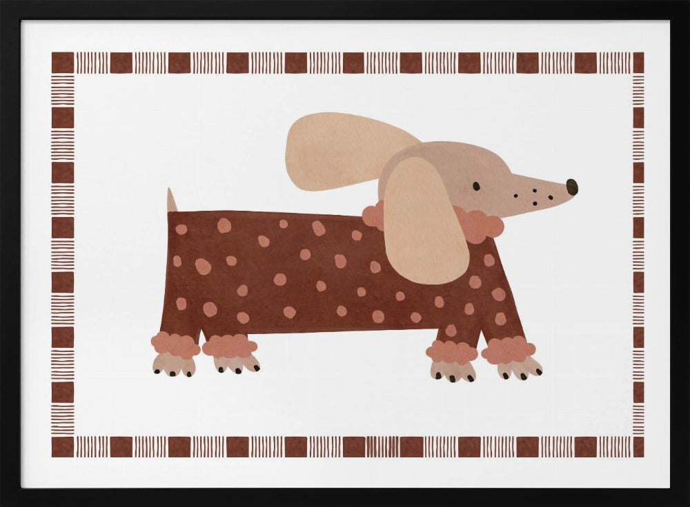 Dotted Dachshund | Poster