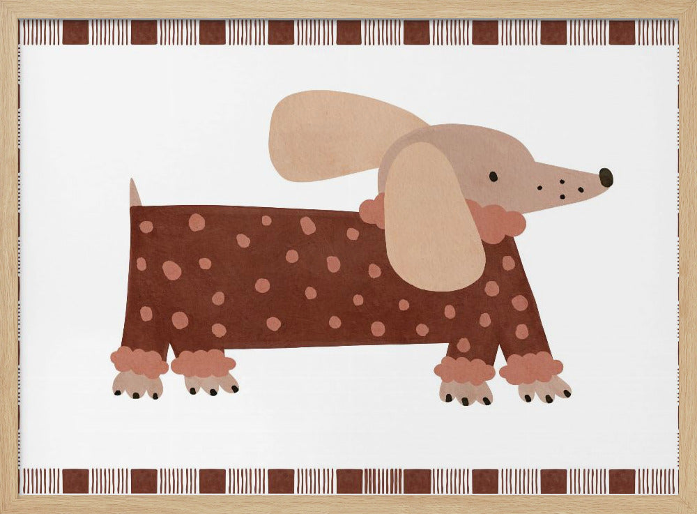 Dotted Dachshund | Poster