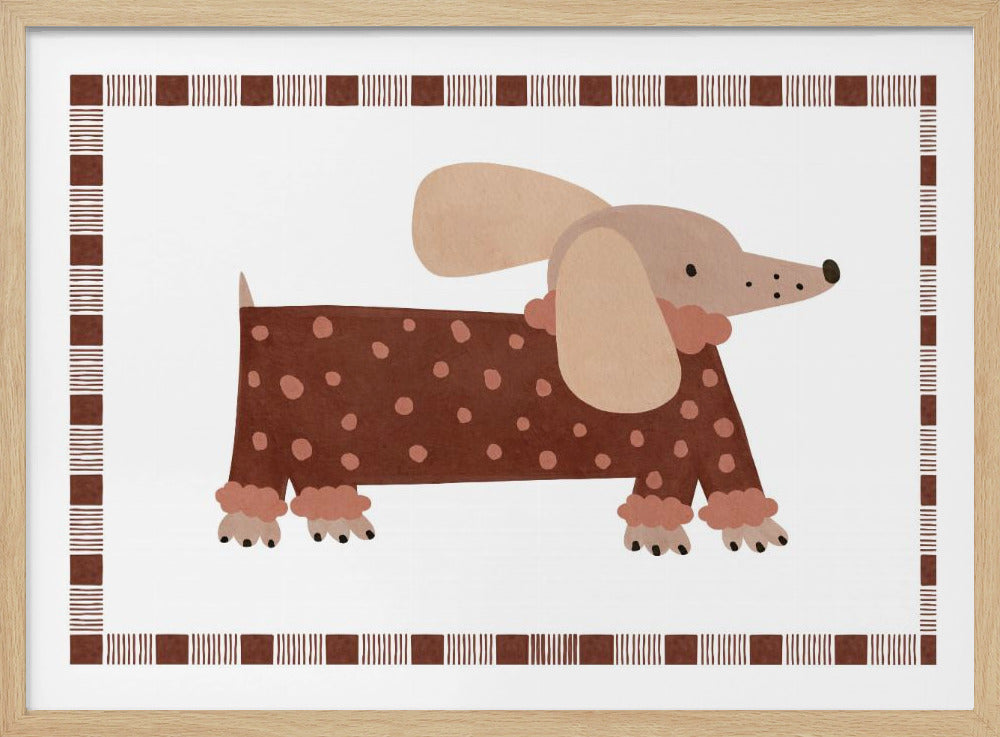 Dotted Dachshund | Poster