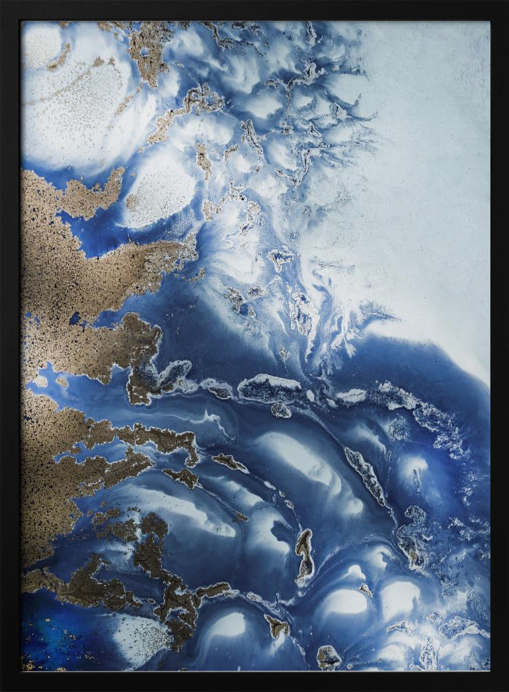 Peaceful - Ocean Wave Waltz  - Oceanic textures | Poster