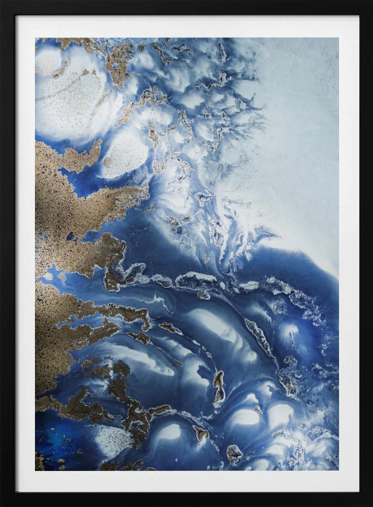 Peaceful - Ocean Wave Waltz  - Oceanic textures | Poster
