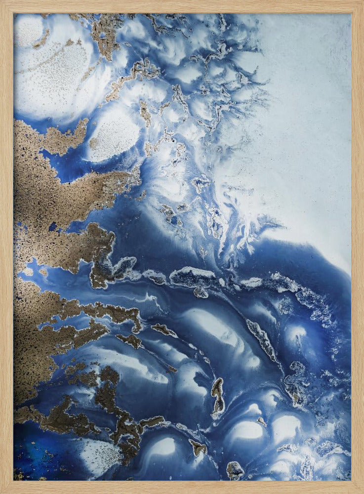 Peaceful - Ocean Wave Waltz  - Oceanic textures | Poster