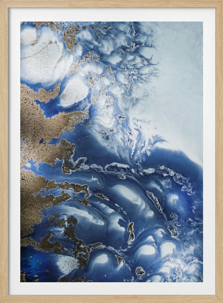 Peaceful - Ocean Wave Waltz  - Oceanic textures | Poster