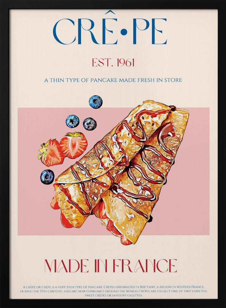 French Crepe Delight | Poster