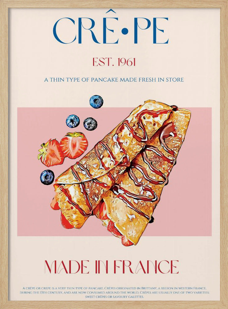 French Crepe Delight | Poster
