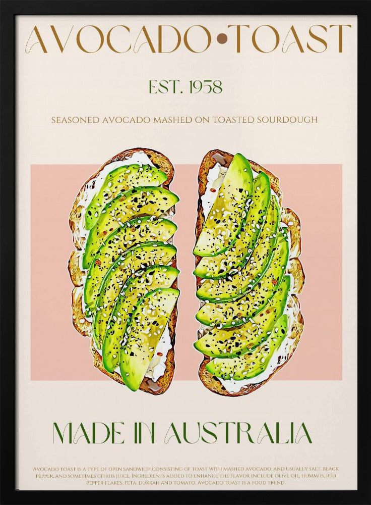 Toast with Avocado | Poster