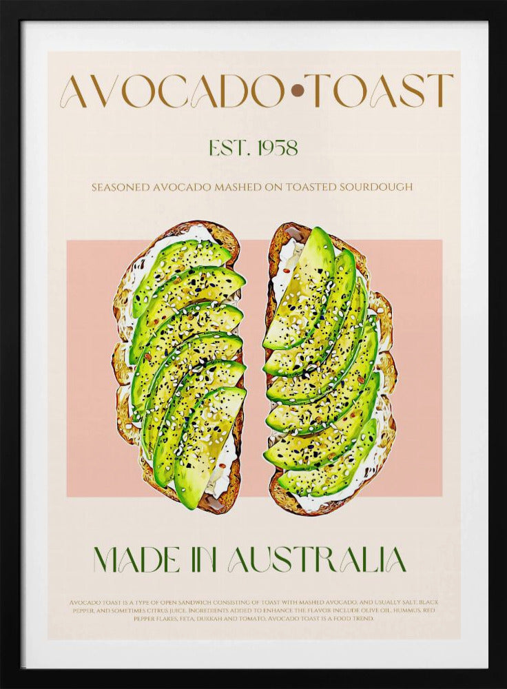 Toast with Avocado | Poster