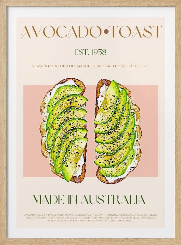 Toast with Avocado | Poster
