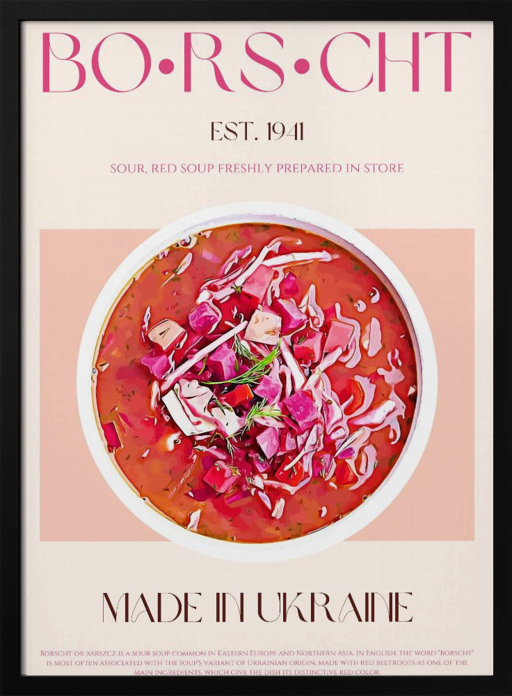 Ukrainian Borscht Bliss | Poster