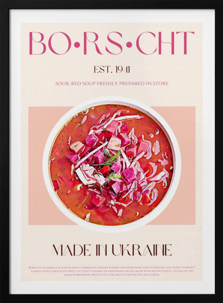Ukrainian Borscht Bliss | Poster