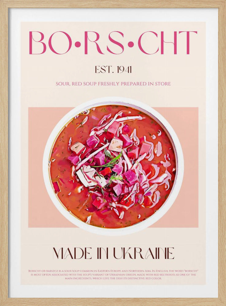 Ukrainian Borscht Bliss | Poster