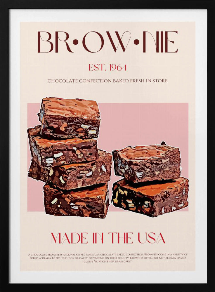 Choco Brownies Delight | Poster