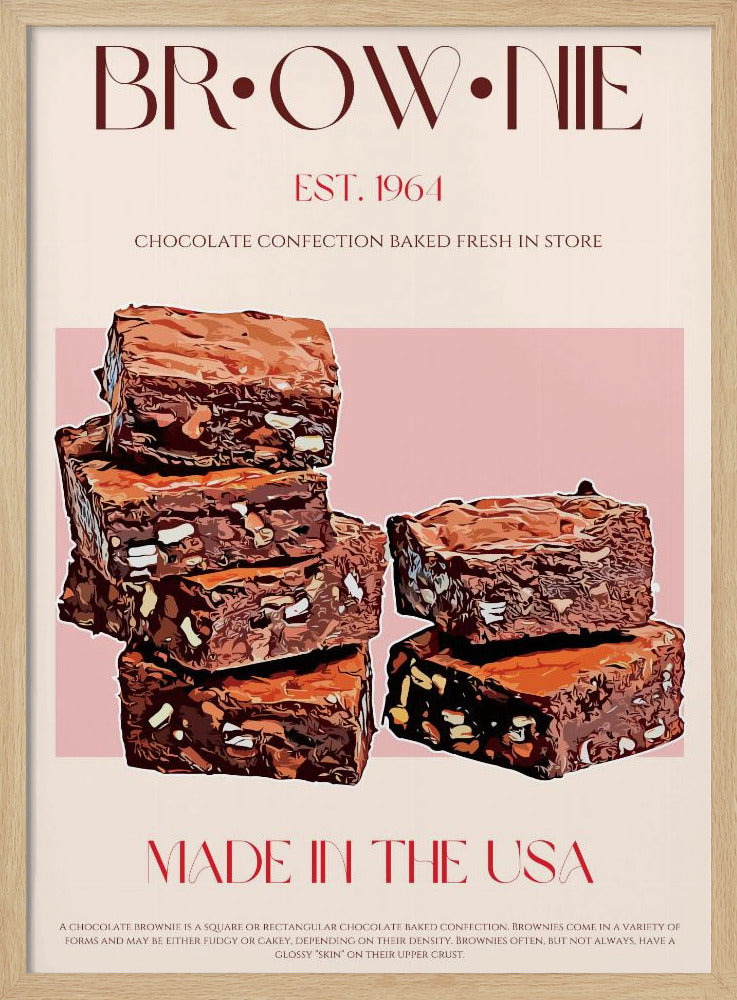 Choco Brownies Delight | Poster