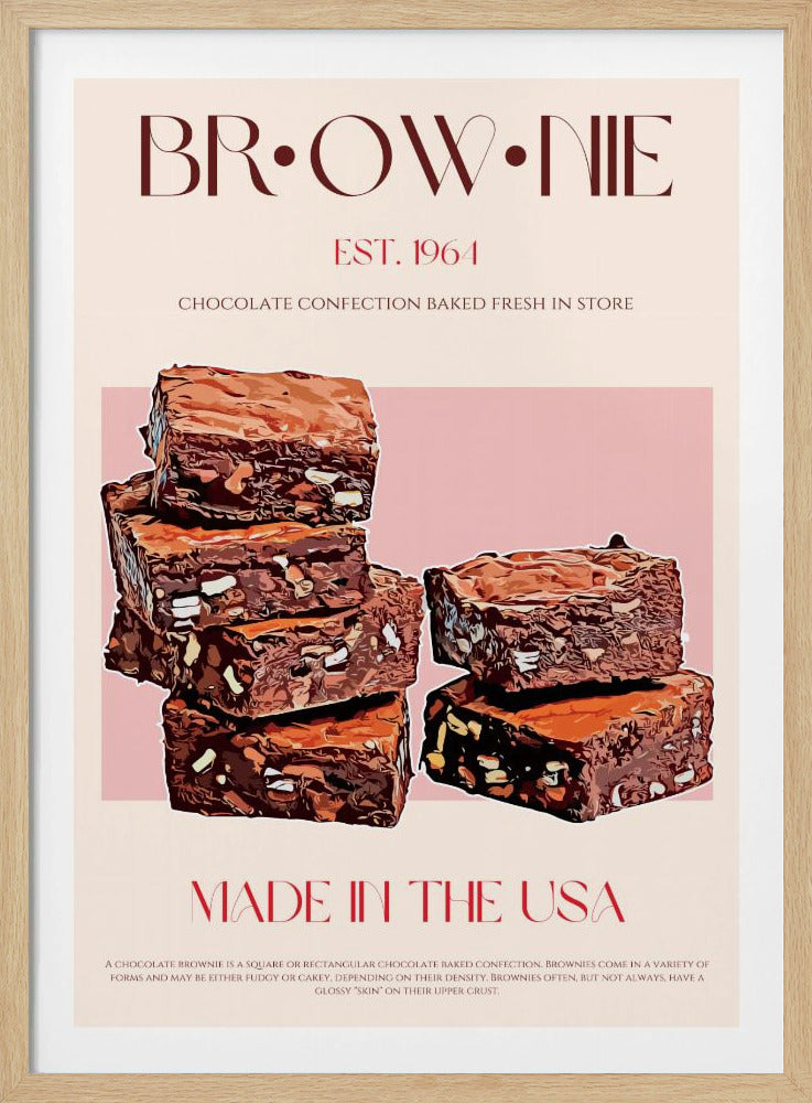 Choco Brownies Delight | Poster