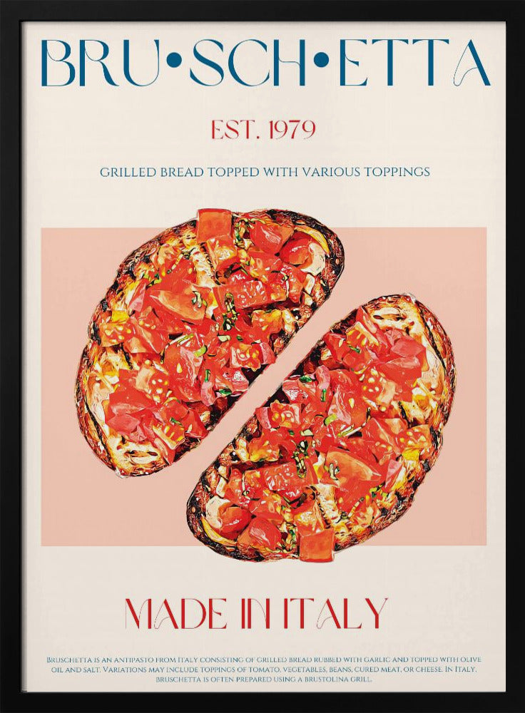 Flavorful Bruschetta | Poster