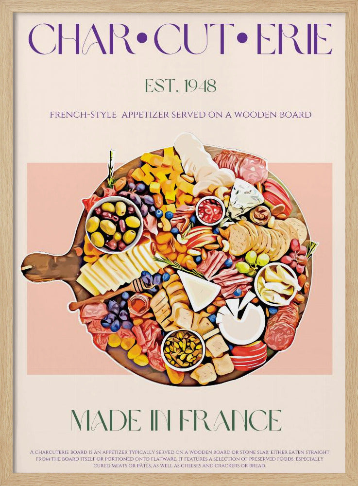 French Feast Board | Poster