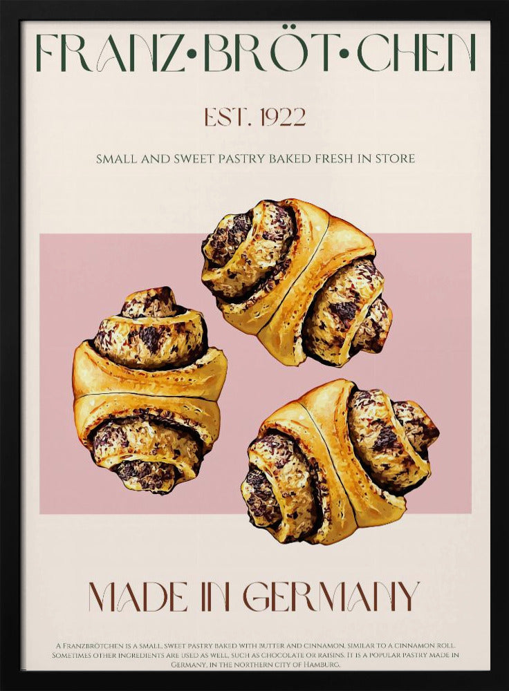 German Pastries Delight | Poster