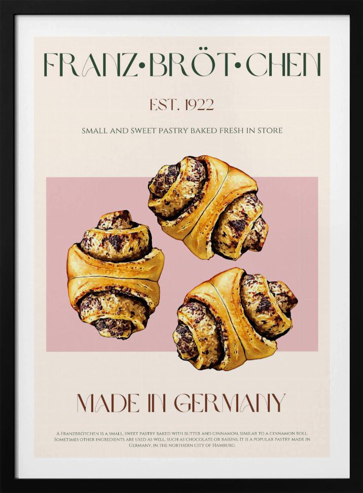 German Pastries Delight | Poster