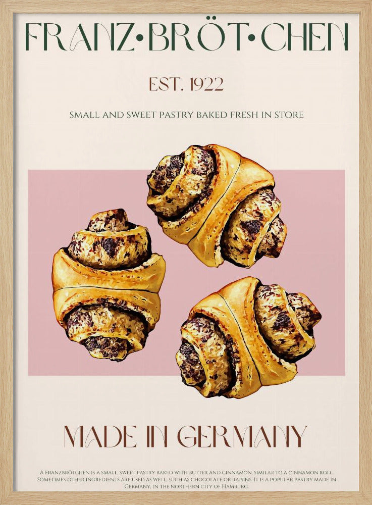 German Pastries Delight | Poster