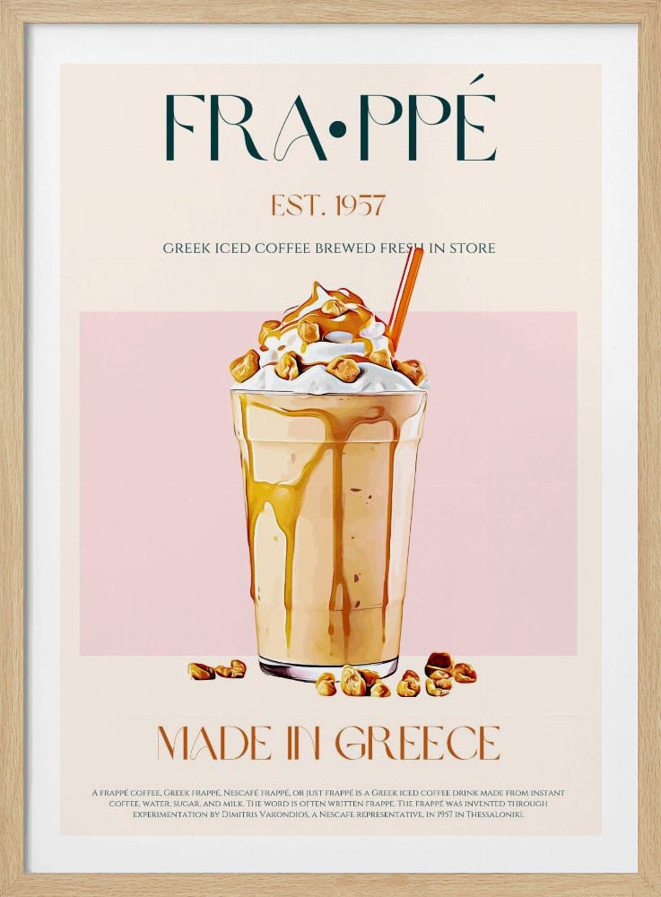 Greek Frappe Delight | Poster