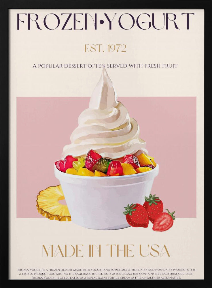 Swirl of Frozen Yogurt | Poster