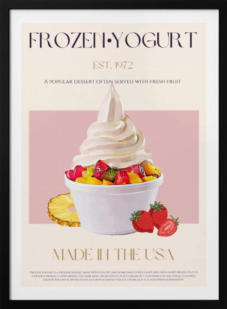 Swirl of Frozen Yogurt | Poster