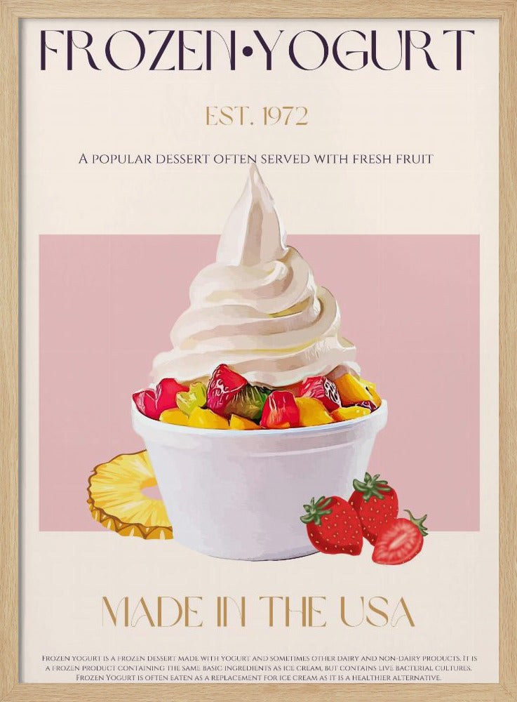 Swirl of Frozen Yogurt | Poster